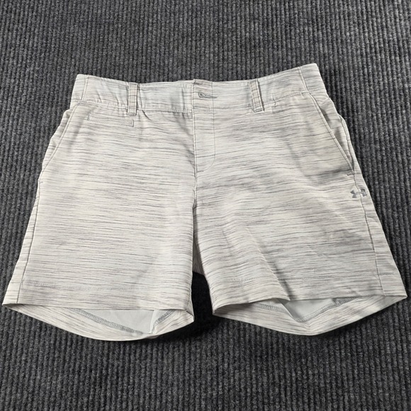 Under Armour Pants - Under Armour HeatGear Link Golf Shorts Womens 2 Gray Space Dye